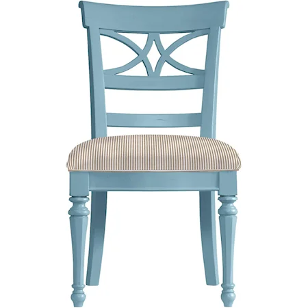 Sea Watch Side Chair with Toasted Coconut Upholstery